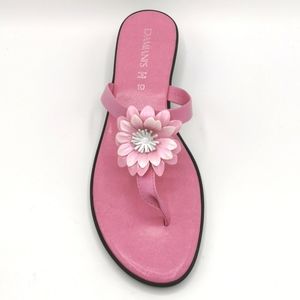 SIZE 10 DAMIANS Pink Sandals Made in Italy NWOB